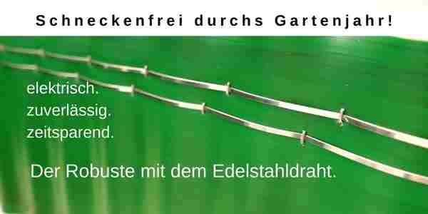 Durchstarten mit dem Schneckenzaun