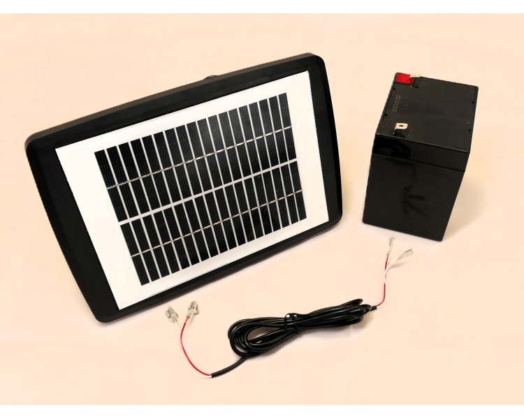 Solarpanel mit Batterie